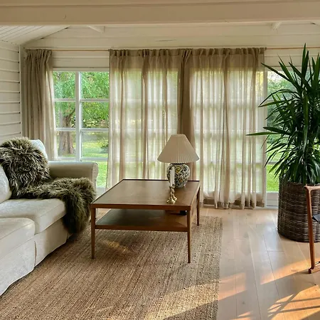 Summerhouse In Forest Near Rorvig