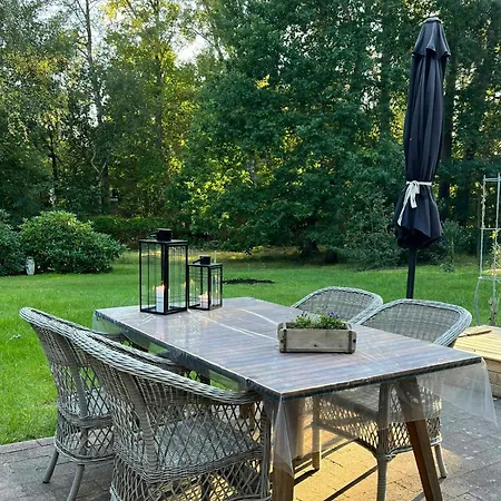 Summerhouse In Forest Near Rorvig
